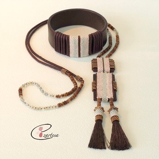 ecochic beaded jewelry for sale by Ezartesa