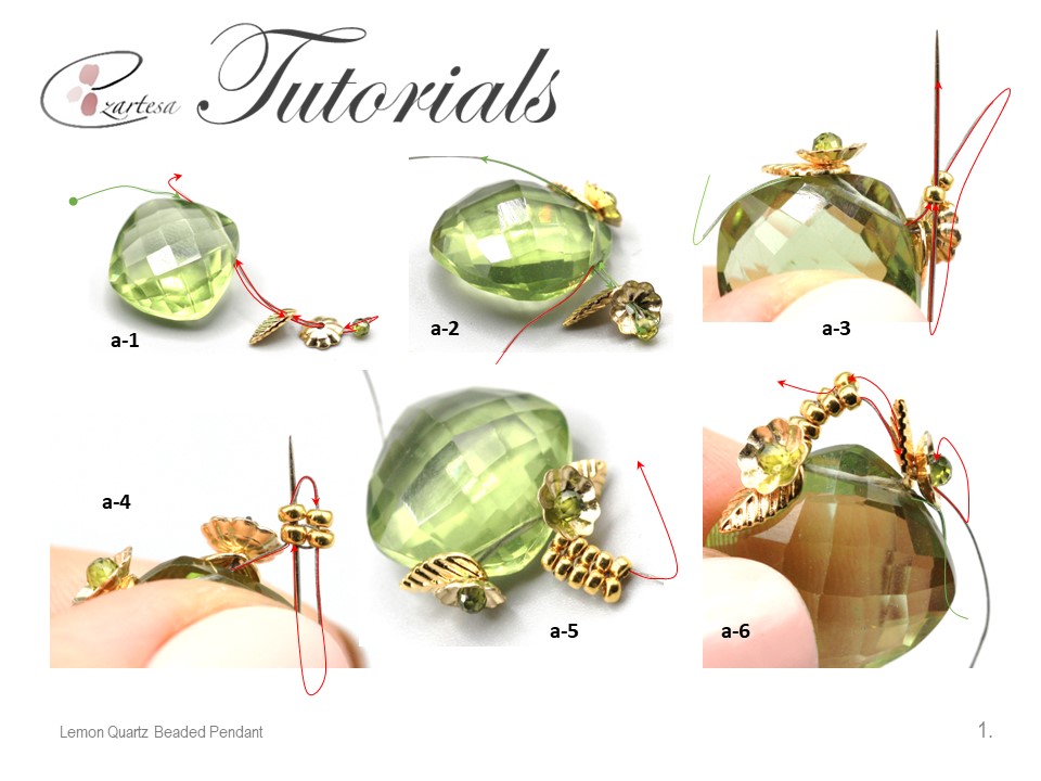 free-beading-tutorial-lemon-quartz-pendant-1