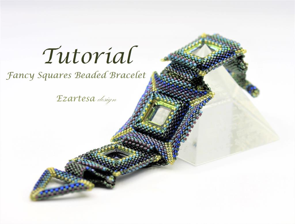 gemini-zodiac-sign-birthstones-jewelry-fancy-squares-triangle-beaded-bracelet-tutorial