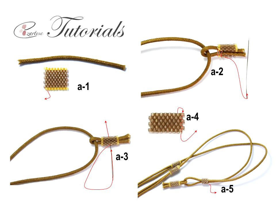 how to make adjustable sliding clasp for necklace. © Ezartesa design https://ezartesa.com